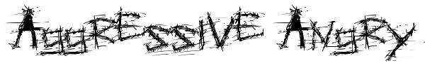 Aggressive Angry Baby Killer font preview
